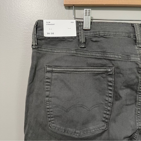 AE Flex Slim Straight Pant Gray - Picture 11 of 15